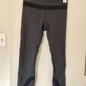 Lulu lemon herringbone cropped leggings